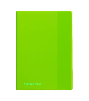 6x kolorowe okładki A5 Astra na zeszyty – każda inna – przezroczyste, mocna folia PVC