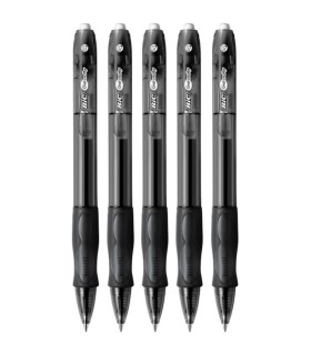 5x Długopis żelowy BIC Gel-ocity Original, czarny, 0,7 mm