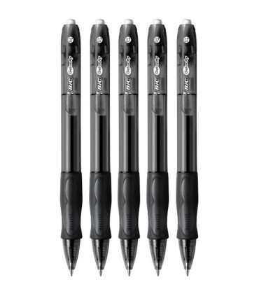 5x Długopis żelowy BIC Gel-ocity Original, czarny, 0,7 mm