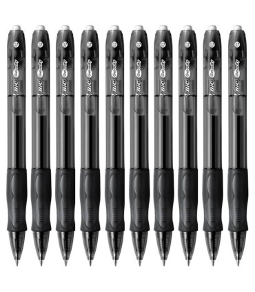 10x Długopis żelowy BIC Gel-ocity Original, czarny, 0,7 mm