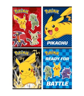 4 SZT. X ZESZYT A5, 32 KARTKI, KRATKA, POKEMON PIKACHU, KAŻDY INNY