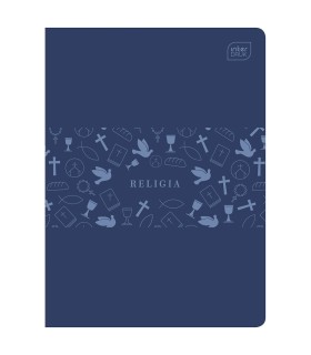 ZESZYT DO RELIGII, SYMBOLE WIARY, GRANATOWY, 60 KARTEK, KRATKA