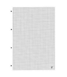 Wkład do segregatora Interdruk A4 100 kartek, kratka, biały