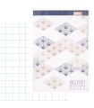 Blok biurowy A4 100 kartek, niebieska kratka, Beniamin / Rexus