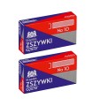 2x Zszywki małe mini "10" 1000 szt. cynkowane, Grand.