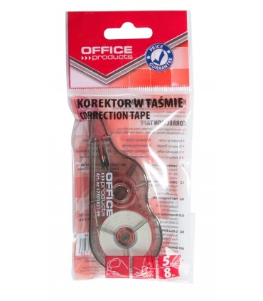 Korektor w taśmie OFFICE PRODUCTS, myszka, 5 mm × 8 m