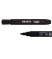 Marker permanentny OFFICE PRODUCTS, okrągły, 1–3 mm (linia), czarny