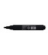 Marker permanentny OFFICE PRODUCTS, okrągły, 1–3 mm (linia), czarny