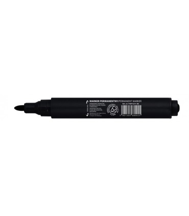 Marker permanentny OFFICE PRODUCTS, okrągły, 1–3 mm (linia), czarny