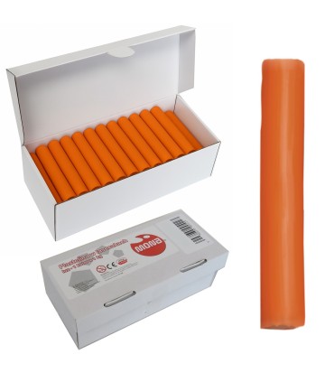 Plastelina w laseczkach luzem MONA, 1 kg, pomarańczowa