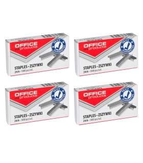 4x zszywki uniwersalne do zszywacza biurowego 24/6 – 1000 szt. – Office Products