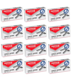 12x zszywki uniwersalne do zszywacza biurowego 24/6 – 1000 szt. – Office Products