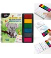 Zestaw kreatywny książeczka KIDEA KREATYWNE ZOO kolorowe odciski paluszkami