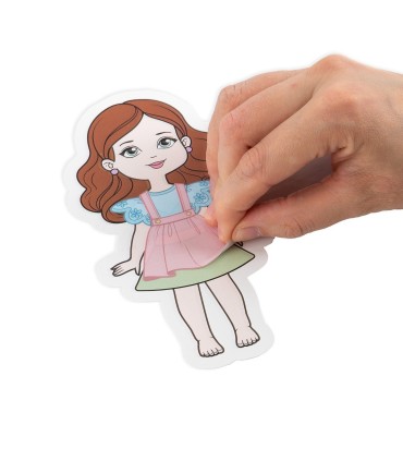 Zestaw kreatywny KIDEA PRACOWNIA MODY 15 postaci + naklejki + flamastry