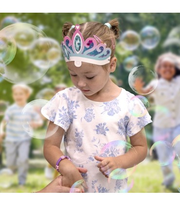 Zestaw kreatywny małej projektantki KIDEA KORONA KSIĘŻNICZKI 4 korony 100 naklejek