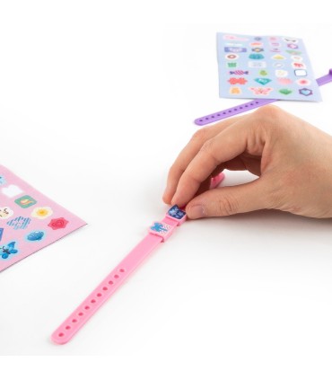 Zestaw kreatywny BRANSOLETKI CHARMS KIDEA 64 wzory, 32 charmsy