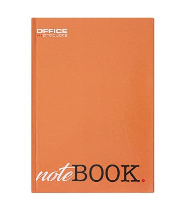 Brulion OFFICE PRODUCTS A4 w kratkę 96 kartek mix kolorów – twarda okładka