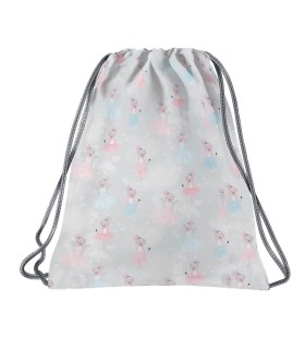 Worek szkolny na obuwie DERFORM BACKUP króliczki