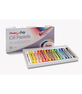 Kredki pastele olejne Pentel seria Arts 16 kolorów