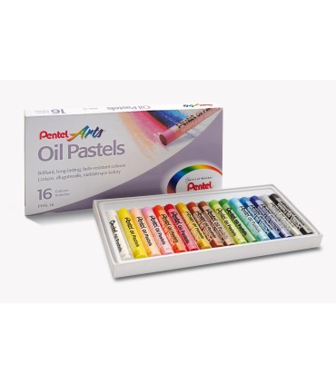 Kredki pastele olejne Pentel seria Arts 16 kolorów