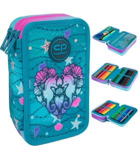 Piórnik potrójny z wyposażeniem Jumper 3 COOLPACK, SEAFISH