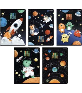 5x ZESZYT TOP 2000 A5 16 KARTEK SPACE ADVENTURE KRATKA KAŻDY INNYY