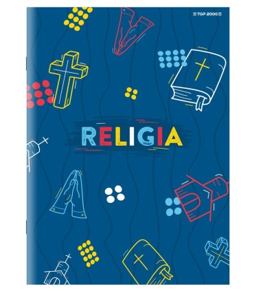 ZESZYT DO RELIGII TOP 2000 A5 32 KARTKI 64 STRONY KRATKA Z MARGINESEM