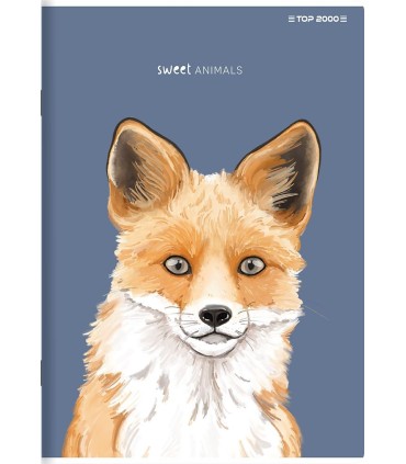 5x ZESZYT TOP 2000 A5 32 KARTKI SWEET ANIMALS KRATKA KAŻDY INNY