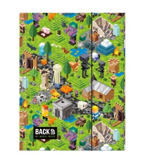 Teczka tekturowa z gumką A4 DERFORM BACKUP GAME