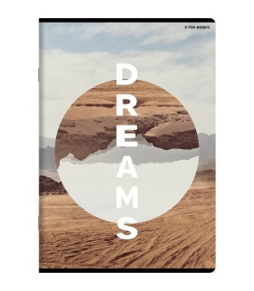 ZESZYT TOP 2000 A4 60 KARTEK KRATKA + MARGINES, miękka okładka, DREAMS