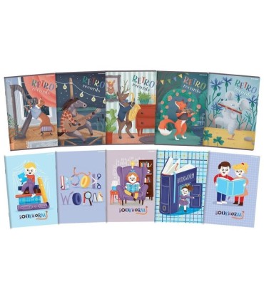 5x ZESZYT TOP 2000 A5 32 KARTKI UBOOK/RETRO LINIA Z MARGINESEM KAŻDY INNY