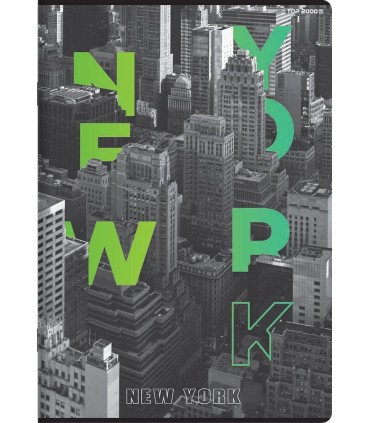 5x ZESZYT TOP 2000 A5 60 KARTEK CITY LINIA Z MARGINESEM KAŻDY INNY