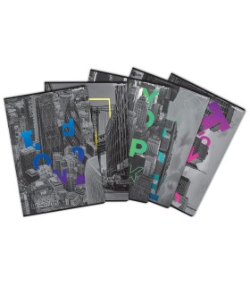 5x ZESZYT TOP 2000 A5 60 KARTEK CITY KRATKA Z MARGINESEM KAŻDY INNY