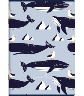 3 X ZESZYT TOP 2000 A4 32 KARTKI KRATKA + MARGINES DLA CHŁOPCA