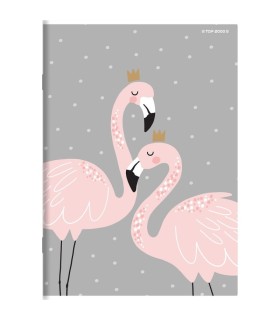 ZESZYT TOP 2000 A4 32 KARTKI LINIA + MARGINES DLA DZIEWCZYNKI