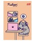 3 X ZESZYT A5, 32 KARTKI, UNIPAP, KRATKA z MARGINESEM, PUSHEEN KOTEK KOT