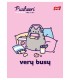 3 X ZESZYT A5, 32 KARTKI, UNIPAP, KRATKA z MARGINESEM, PUSHEEN KOTEK KOT