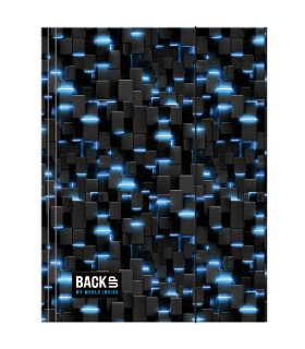 Teczka tekturowa z gumką A4 DERFORM BACKUP bytewave