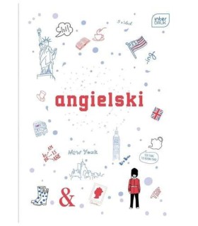 ZESZYT A5 DO JĘZYKA ANGIELSKIEGO, 60 KARTEK, KRATKA, PRZYDATNE ŚCIĄGI