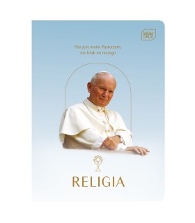 ZESZYT DO RELIGII PAPIEŻ JAN PAWEŁ II, 32 KARTKI, KRATKA