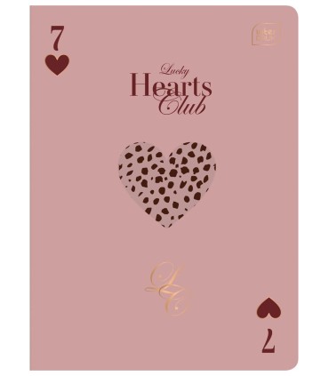 4 X ZESZYT A5, 60 KARTEK, KRATKA Z MARGINESEM, SATIN GOLD dla dziewczynki
