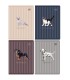 4x ZESZYT A5, 60 KARTEK, KRATKA Puppy Sigh: psy i koty, Interdruk