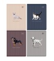 4x ZESZYT A5, 60 KARTEK, KRATKA Puppy Sigh: psy i koty, Interdruk