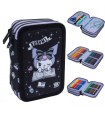 Piórnik potrójny z wyposażeniem Jumper 3 COOLPACK, KUROMI SANRIO