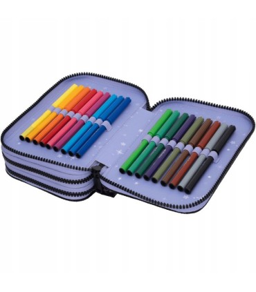 Piórnik potrójny z wyposażeniem Jumper 3 COOLPACK, KUROMI SANRIO