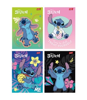 4 SZT. X ZESZYT A5, 16 KARTEK, W TRZY LINIE, STITCH, UNIPAP KAŻDY INNY
