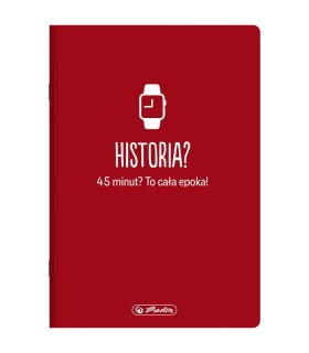 ZESZYT A5 DO HISTORII, 60 KARTEK, KRATKA, HERLITZ