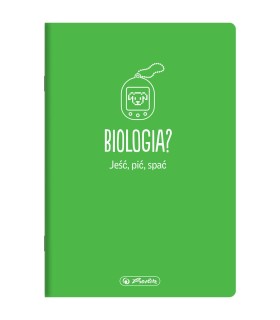 ZESZYT A5 DO BIOLOGII, 60 KARTEK, KRATKA, HERLITZ