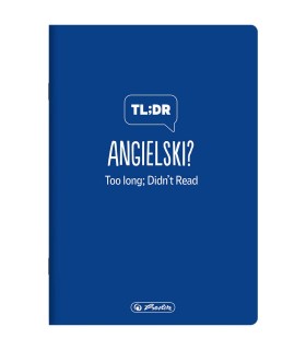 ZESZYT A5 DO JĘZYKA ANGIELSKIEGO, 60 KARTEK, KRATKA, HERLITZ