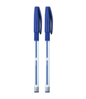 2x długopis kulkowy żelowo-olejowy Easy One Color 0,7 mm Interdruk – niebieski